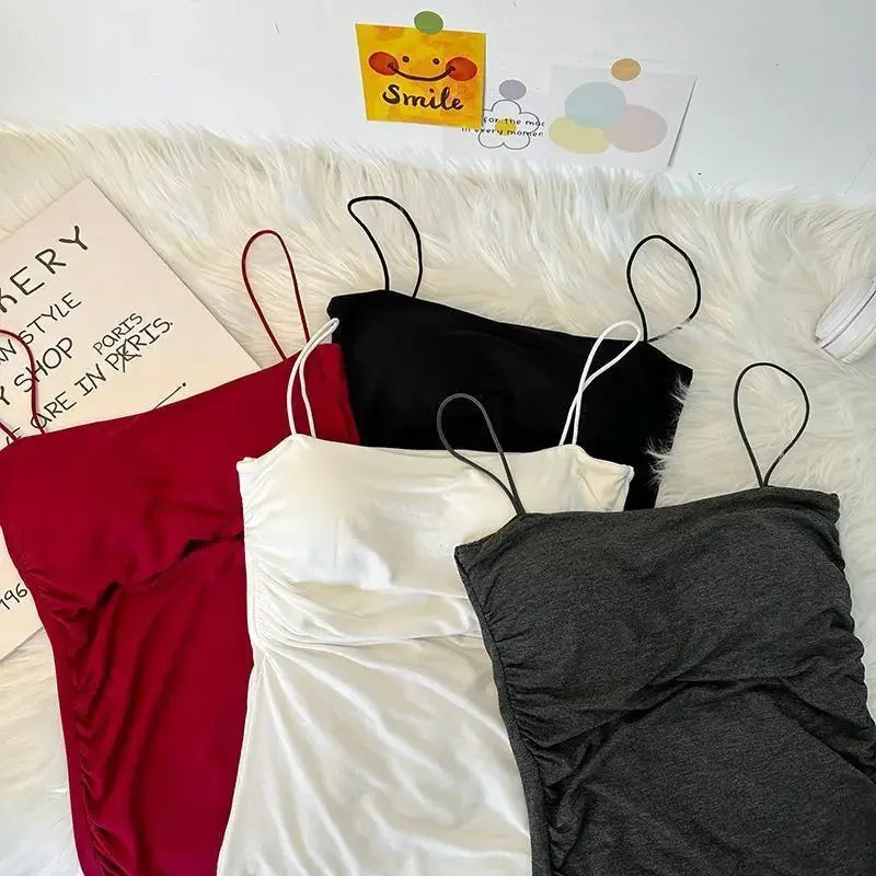 Débardeur - camisole avec coussinets de poitrine