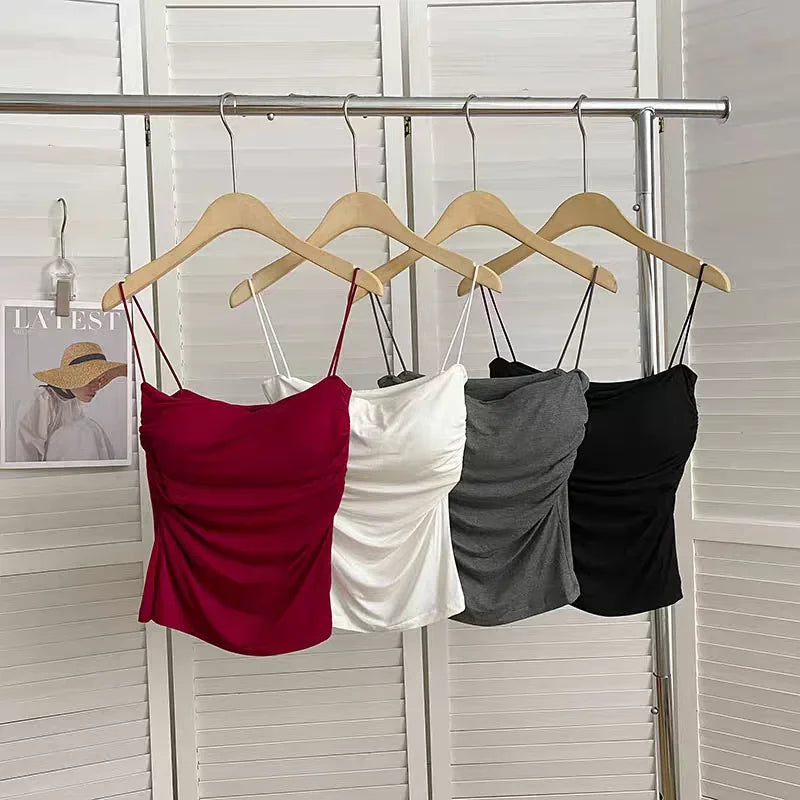 Débardeur - camisole avec coussinets de poitrine