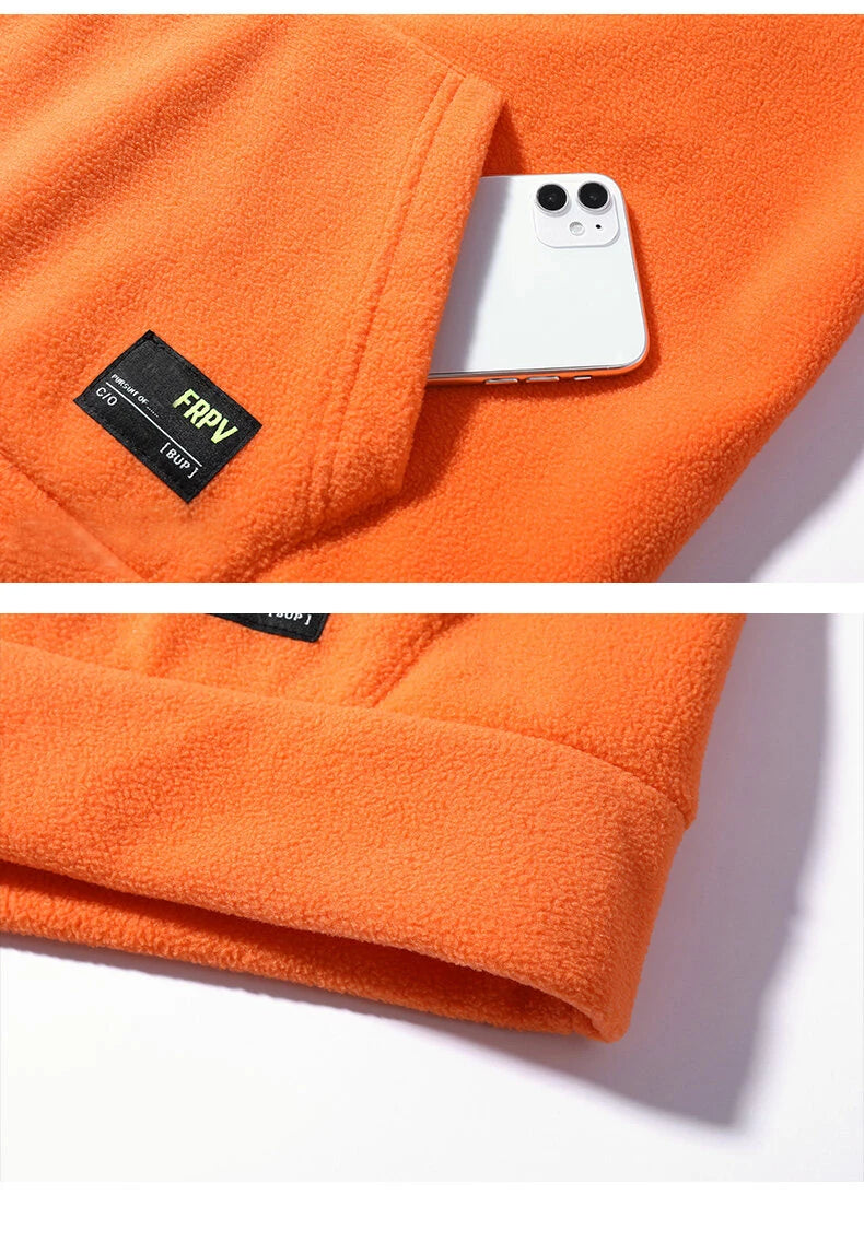 Sweat-shirt urban polaire