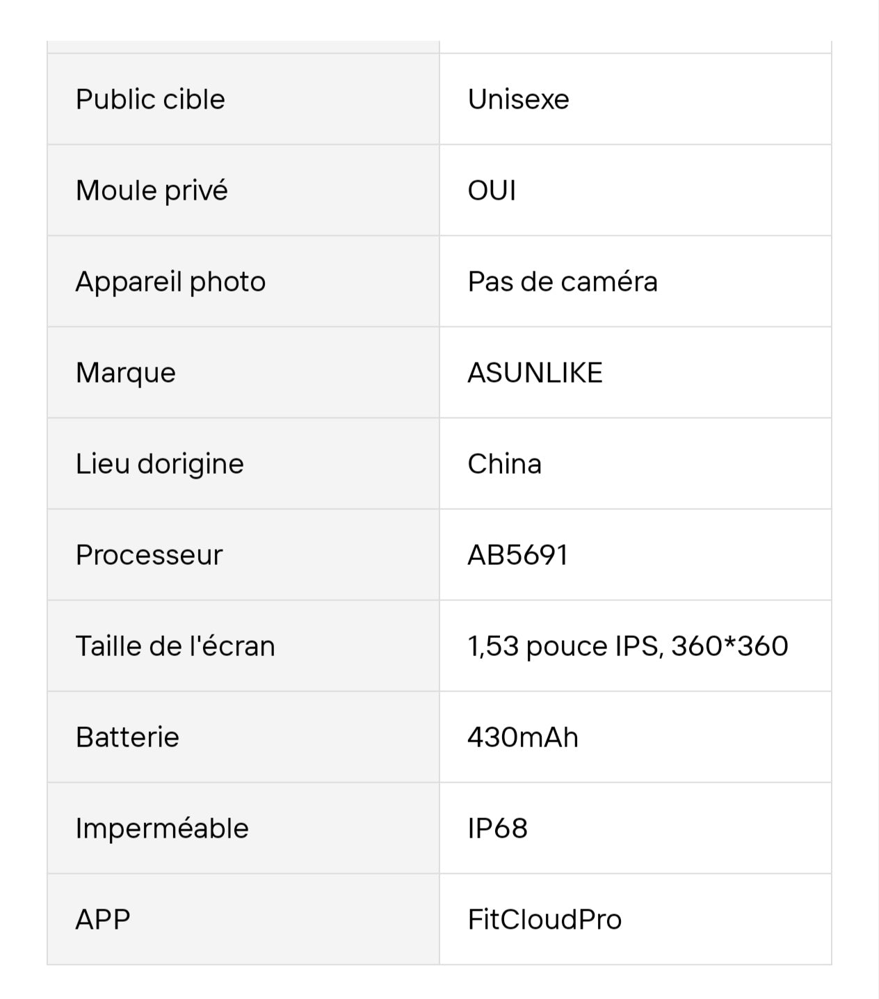 Montre intelligente connectée SK55 PRO