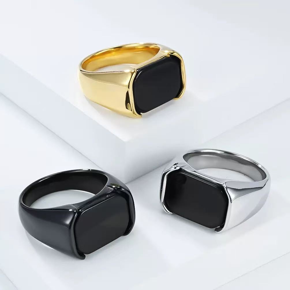 Bague premium en acier inoxydable