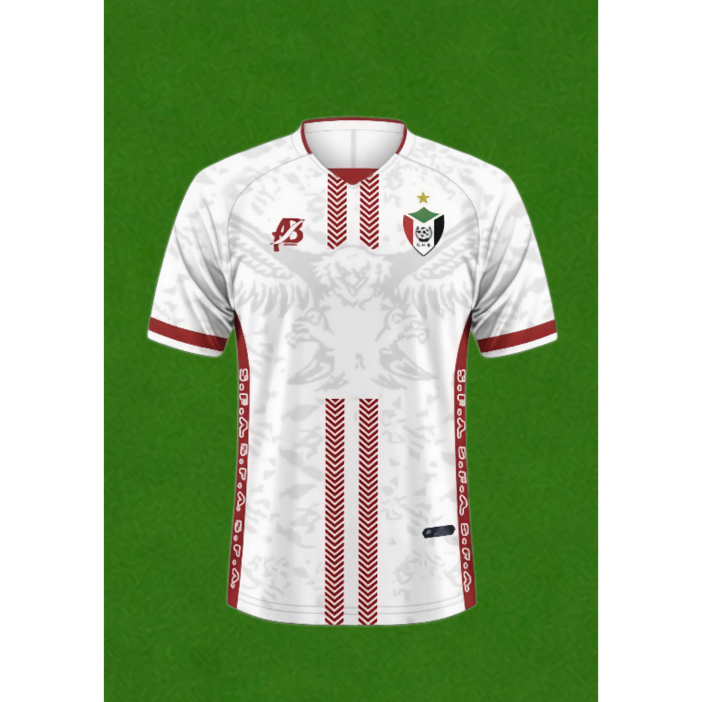 Maillot de football de l'équipe du Soudan pour adultes-enfants, hommes-femmes.