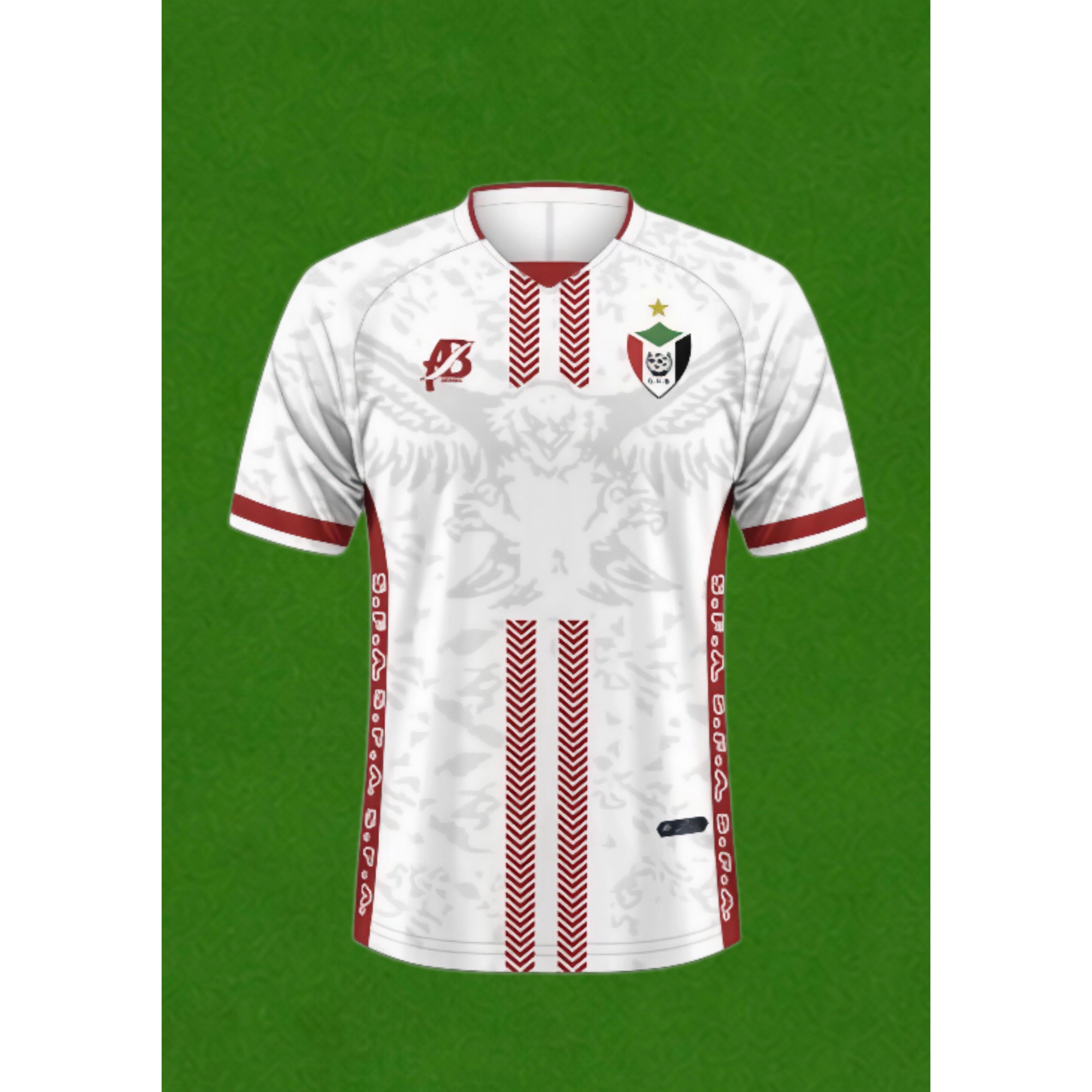 Maillot de football de l'équipe du Soudan pour adultes-enfants, hommes-femmes.