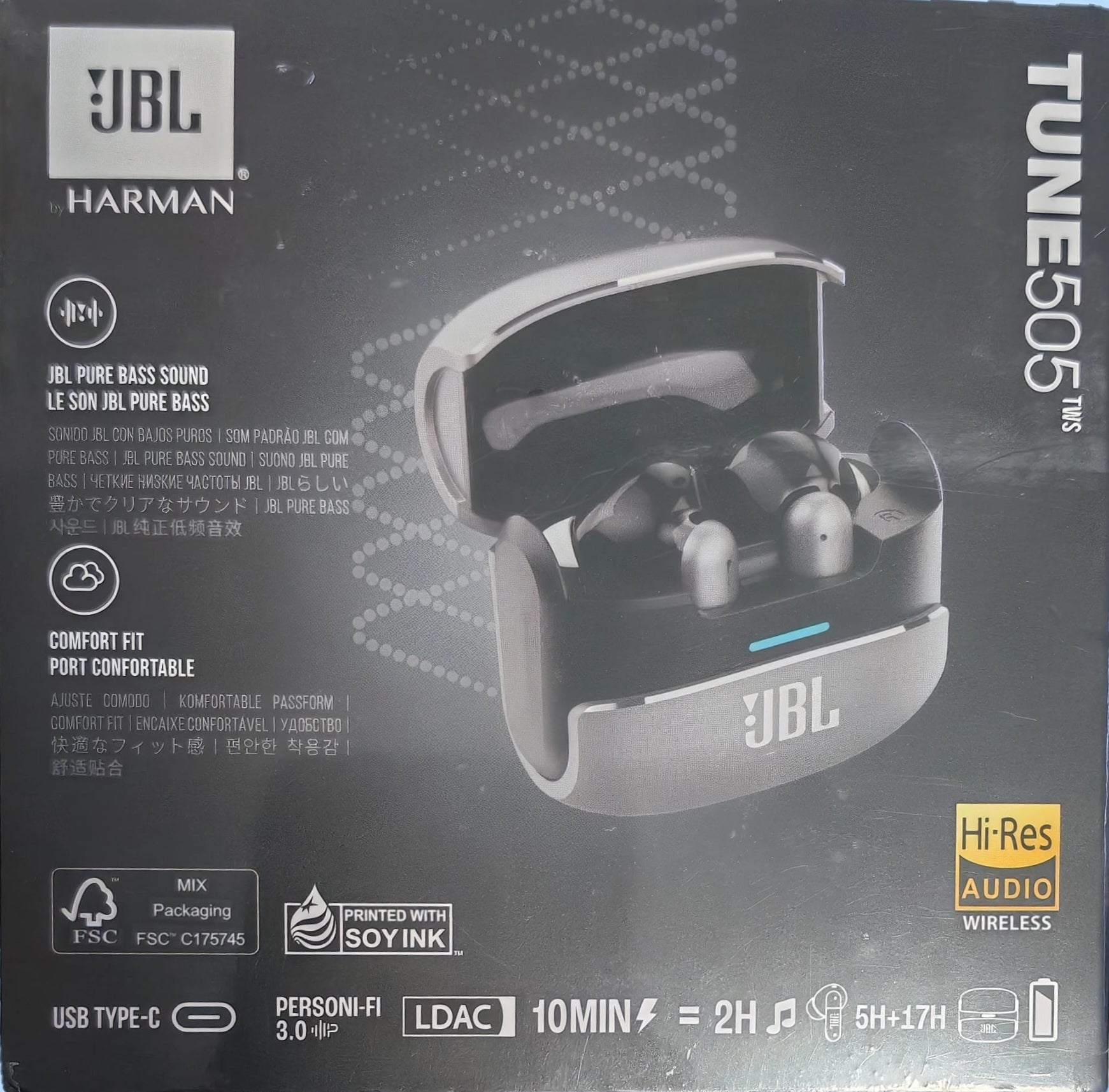 Écouteurs JBL Tune 505 TWS