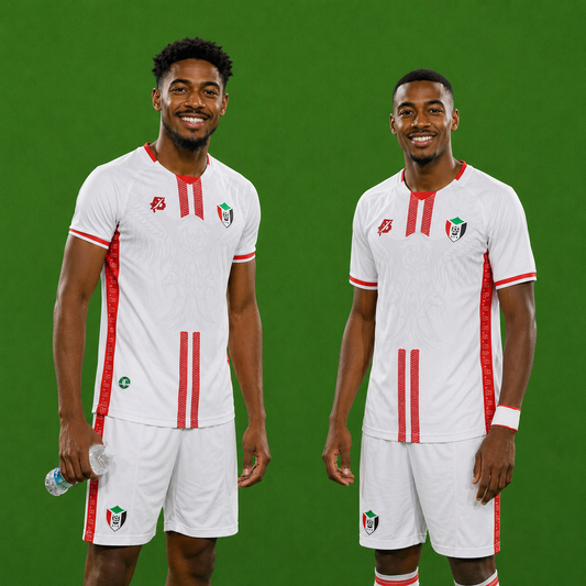 Maillot de football de l'équipe du Soudan pour adultes-enfants, hommes-femmes.